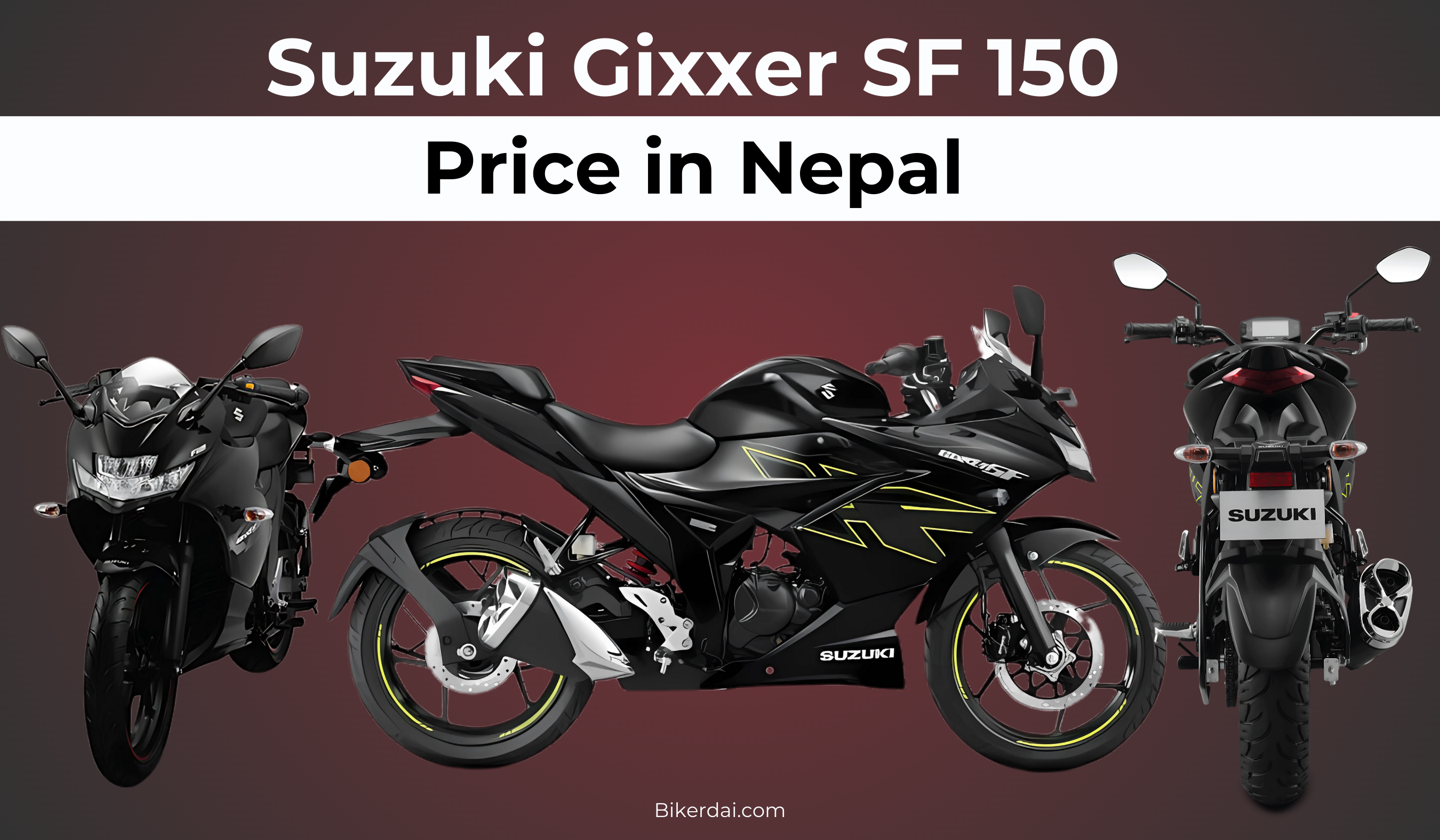 Suzuki Gixxer SF 150 Price in Nepal